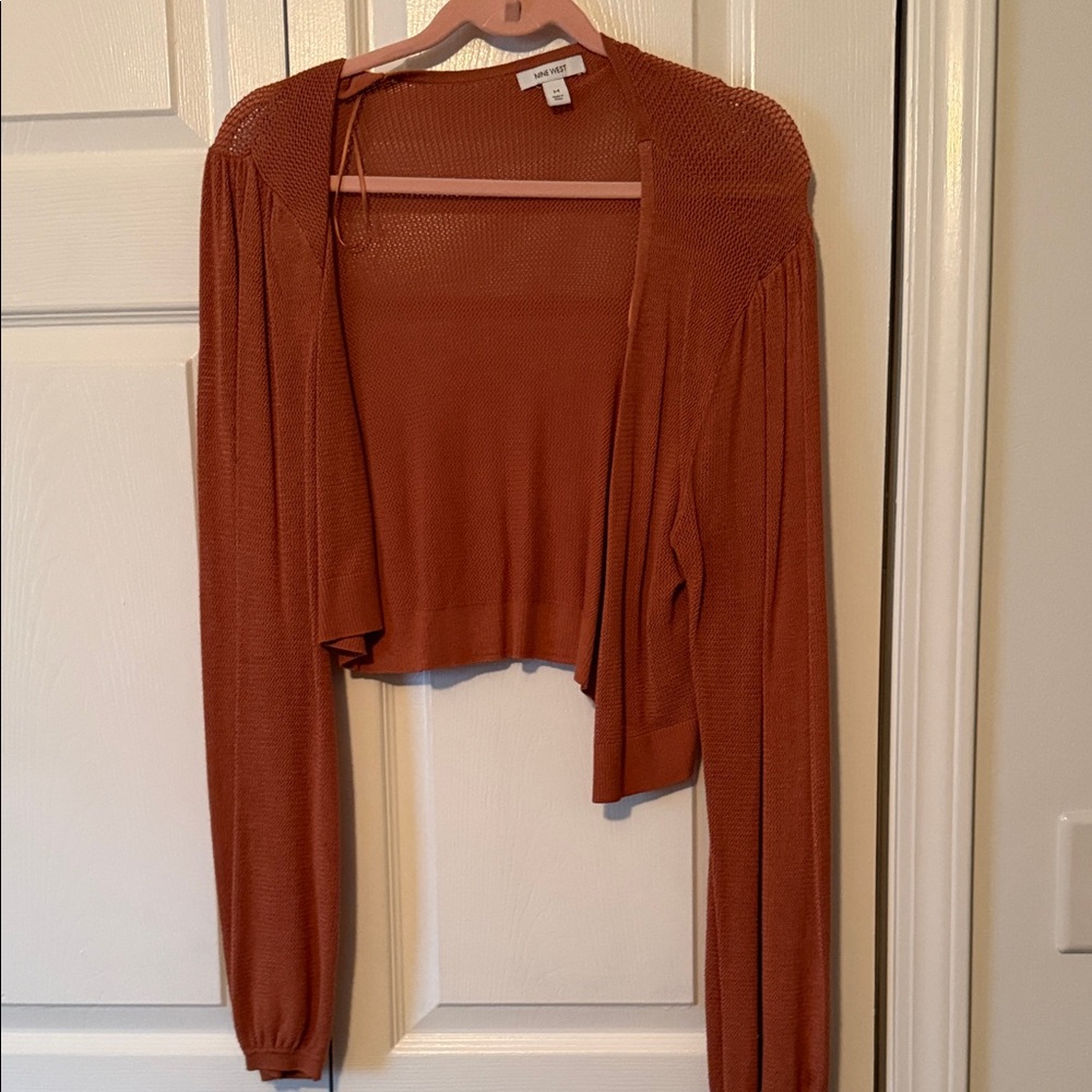 Nine West Terracotta Cardigan